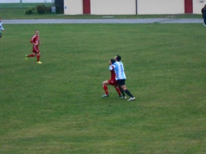 Azione di gioco durante Bregnanese-Cantù