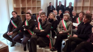 Alcuni sindaco durante l'incontro