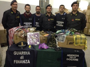 sequestro abbigliamento gdf