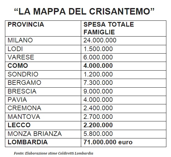 mappa del crisantemo