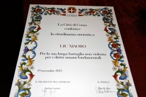 cittadinanza onoraria Liu Xaobo como 1