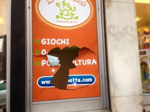 vandalismo bimbotta