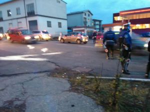 Incidente via Milano viabilità