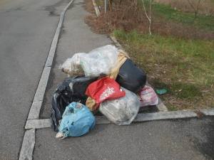 Immondizia in via Milano