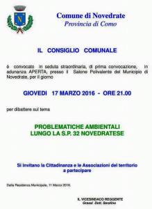 Consiglio Comunale Aperto Novedrate Miasmi