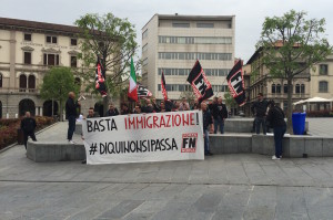 Forza Nuova piazza Garibaldi 16-4-16