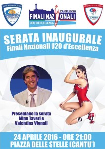 Poster inaugurazione Finali Under 20 pallacanestro