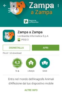 app Zampa a Zampa