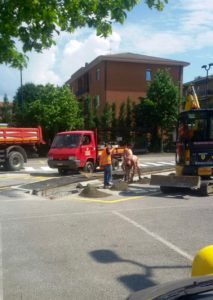 Lavori piazzale Cai