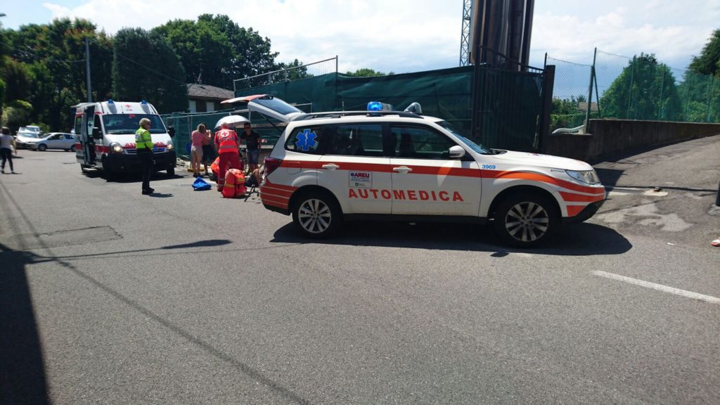 ciclista investito cantù 25 giu