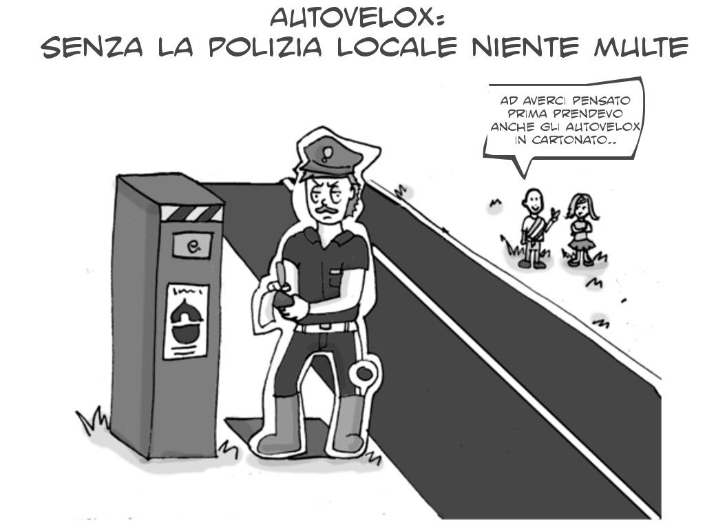 vignetta autovelox cartone