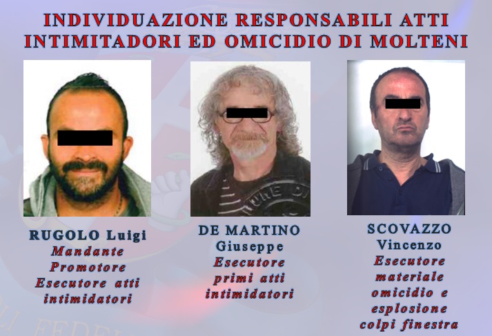 arrestati omicidio molteni