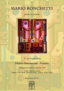 Mario Ronchetti Manifesto Pusiano