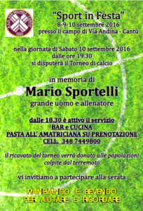 Memorial Mario Sportelli
