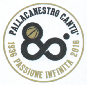Logo pall. Cantù 80 anni